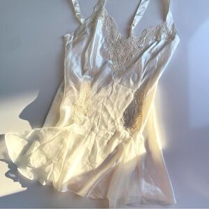 Vintage Victoria’s Secret Ivory Slip Dress, S
